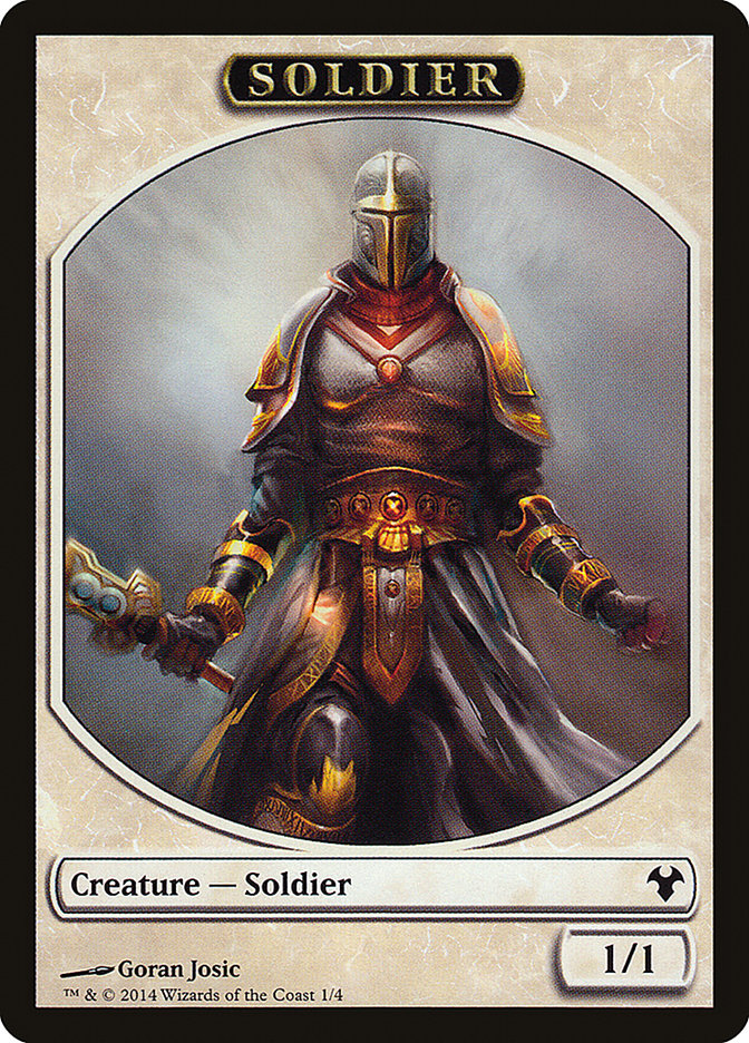 Soldier [Modern Event Deck 2014 Tokens], MTG Single - Gamers Grove