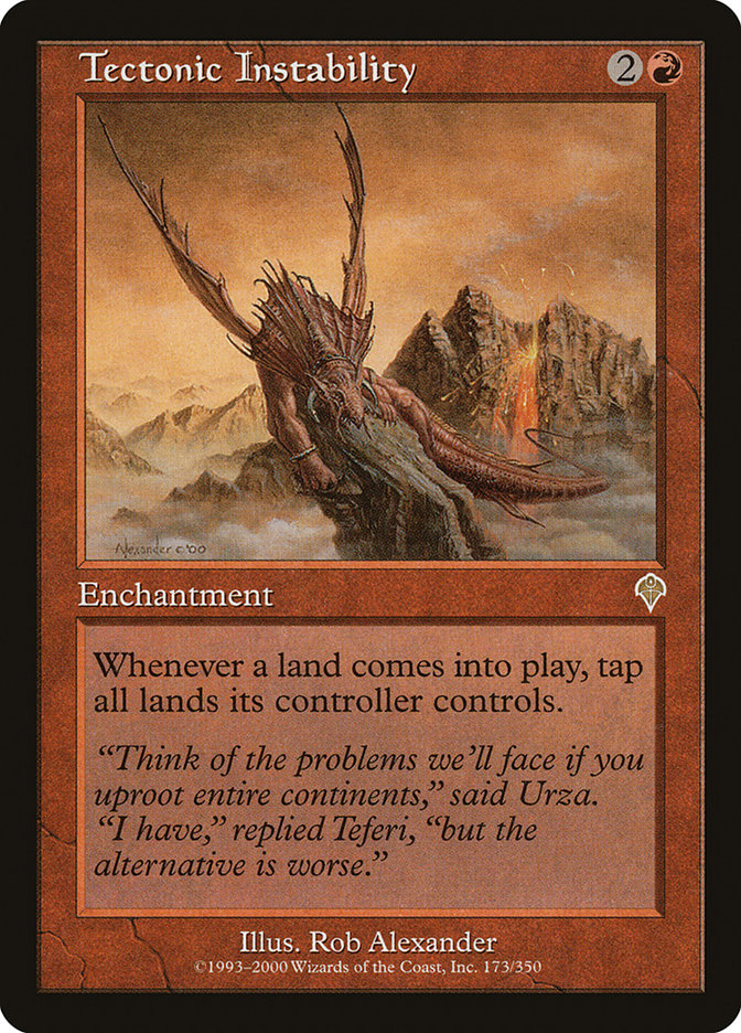 Tectonic Instability [Invasion], MTG Single - Gamers Grove