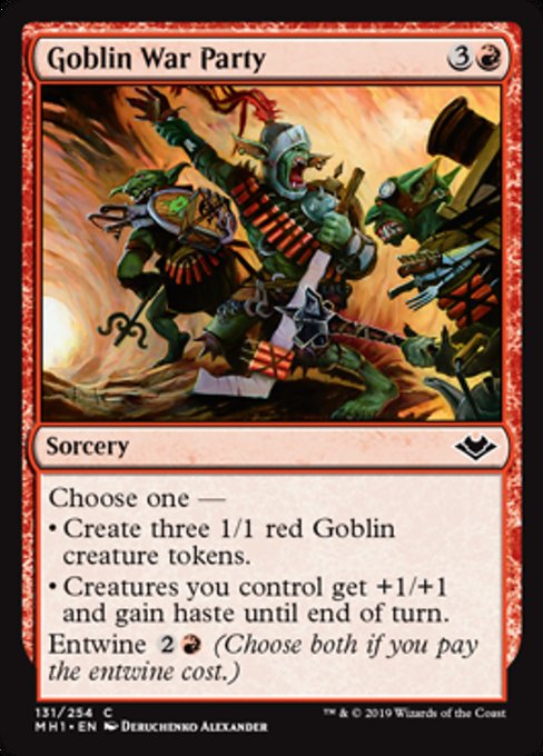 Goblin War Party [Modern Horizons]