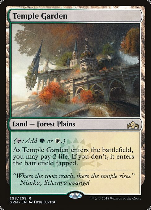 Temple Garden [Guilds of Ravnica], MTG Single - Gamers Grove