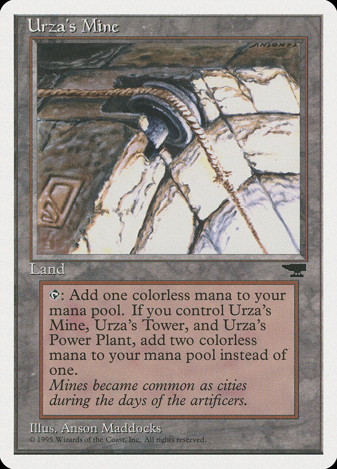 Urza's Mine (Pulley Embedded in Stone) [Chronicles], MTG Single - Gamers Grove
