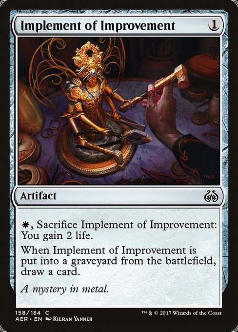 Implement of Improvement [Aether Revolt], MTG Single - Gamers Grove