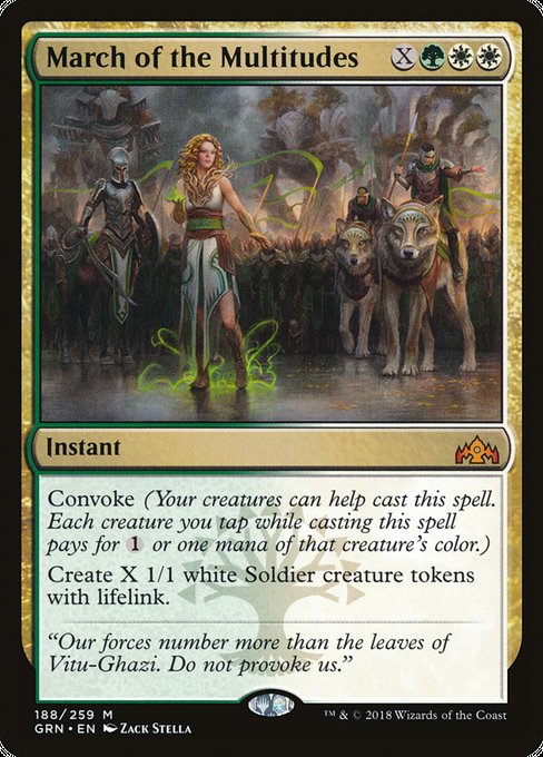 March of the Multitudes [Guilds of Ravnica], MTG Single - Gamers Grove