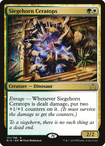Siegehorn Ceratops [Rivals of Ixalan], MTG Single - Gamers Grove