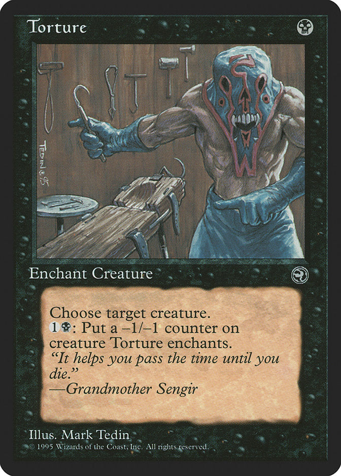 Torture (Grandmother Sengir Flavor Text) [Homelands], MTG Single - Gamers Grove