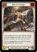 Bolt of Courage (Blue) (Rainbow Foil) [U-MON044-RF] Unlimited Edition Rainbow Foil