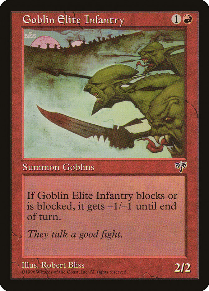 Goblin Elite Infantry [Mirage], MTG Single - Gamers Grove