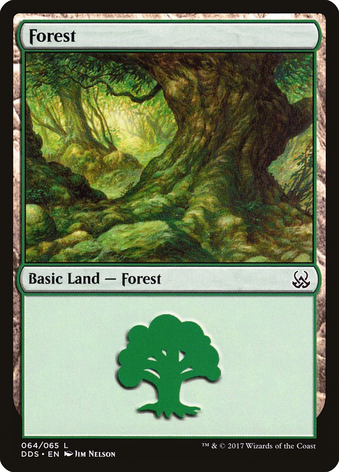 Forest (64) [Duel Decks: Mind vs. Might], MTG Single - Gamers Grove