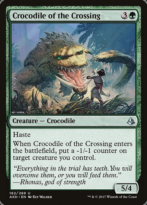 Crocodile of the Crossing [Amonkhet], MTG Single - Gamers Grove
