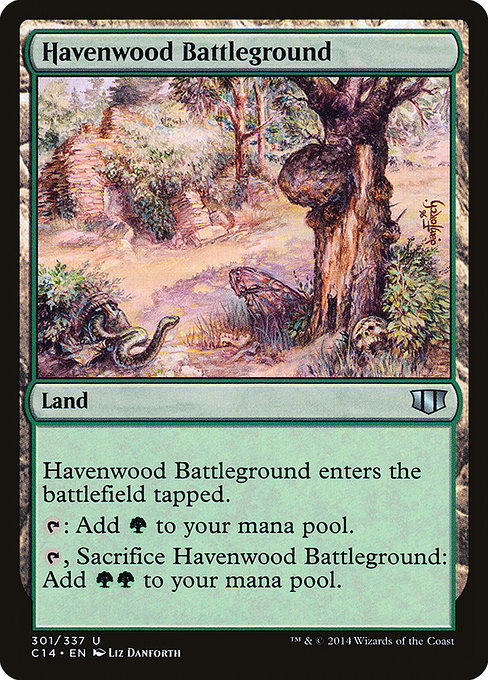 Havenwood Battleground [Commander 2014], MTG Single - Gamers Grove