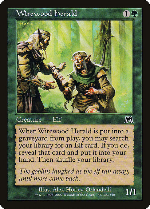Wirewood Herald [Onslaught], MTG Single - Gamers Grove