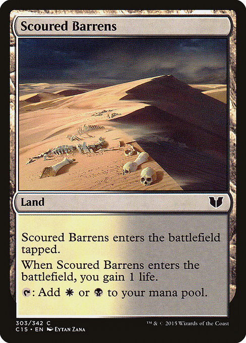 Scoured Barrens [Commander 2015], MTG Single - Gamers Grove