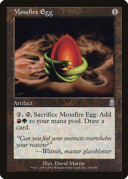 Mossfire Egg [Odyssey], MTG Single - Gamers Grove