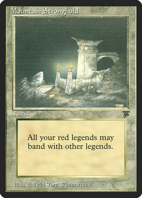 Mountain Stronghold [Legends], MTG Single - Gamers Grove