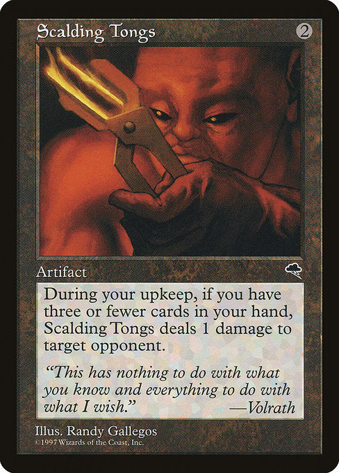 Scalding Tongs [Tempest], MTG Single - Gamers Grove