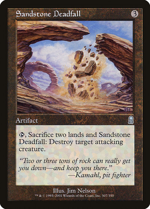 Sandstone Deadfall [Odyssey], MTG Single - Gamers Grove