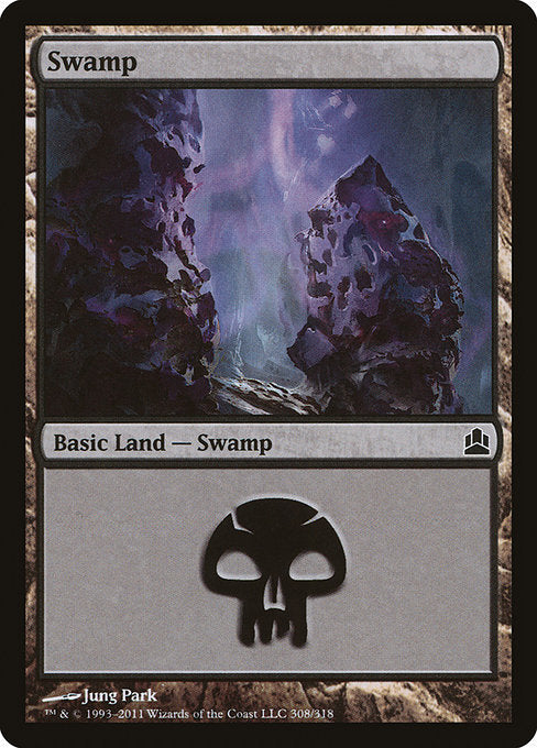 Swamp [Commander 2011], MTG Single - Gamers Grove