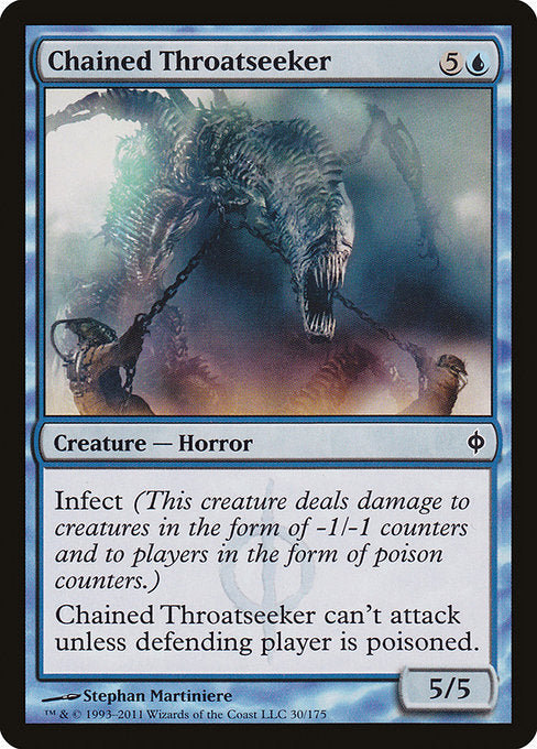 Chained Throatseeker [New Phyrexia], MTG Single - Gamers Grove