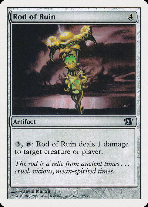 Rod of Ruin [Eighth Edition], MTG Single - Gamers Grove