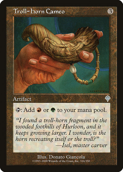 Troll-Horn Cameo [Invasion], MTG Single - Gamers Grove