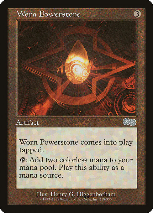 Worn Powerstone [Urza's Saga], MTG Single - Gamers Grove