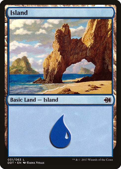 Island [Duel Decks: Merfolk vs. Goblins], MTG Single - Gamers Grove