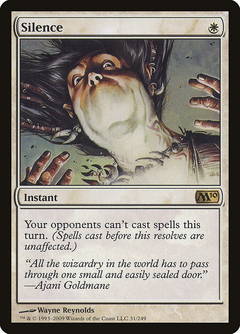 Silence [Magic 2010], MTG Single - Gamers Grove