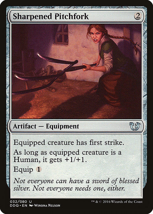 Sharpened Pitchfork [Duel Decks: Blessed vs. Cursed], MTG Single - Gamers Grove