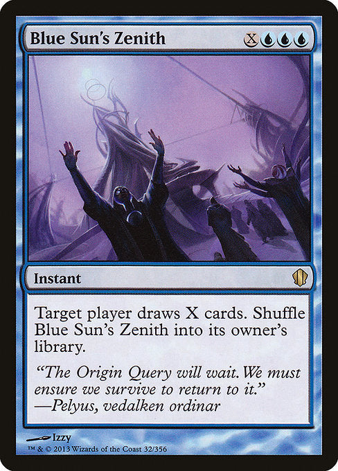 Blue Sun's Zenith [Commander 2013], MTG Single - Gamers Grove