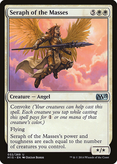 Seraph of the Masses [Magic 2015], MTG Single - Gamers Grove