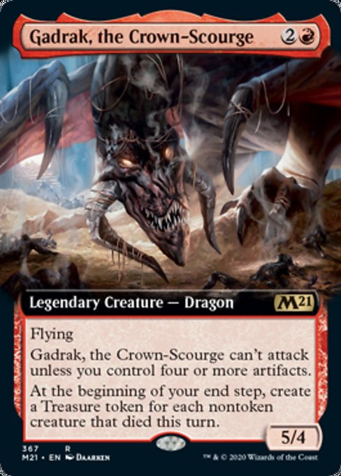 Gadrak, the Crown-Scourge (Extended Art) [Core Set 2021]