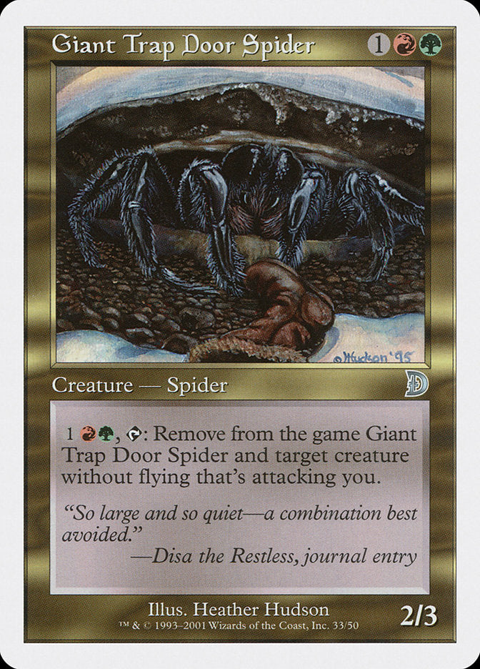 Giant Trap Door Spider [Deckmasters], MTG Single - Gamers Grove