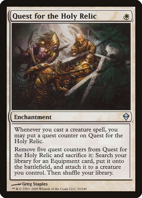 Quest for the Holy Relic [Zendikar], MTG Single - Gamers Grove