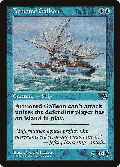 Armored Galleon [Portal Second Age], MTG Single - Gamers Grove