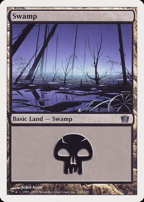 Swamp [Eighth Edition], MTG Single - Gamers Grove