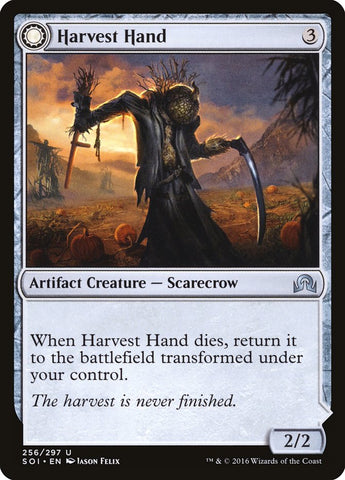 Harvest Hand // Scrounged Scythe [Shadows over Innistrad], MTG Single - Gamers Grove