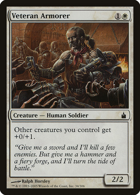 Veteran Armorer [Ravnica: City of Guilds], MTG Single - Gamers Grove