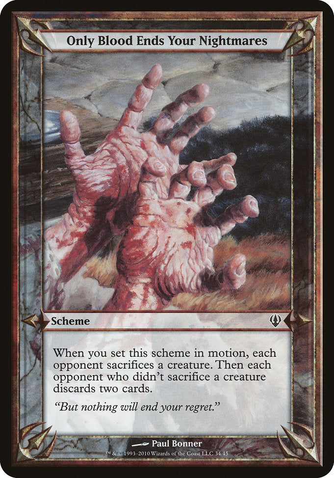 Only Blood Ends Your Nightmares [Archenemy], MTG Single - Gamers Grove