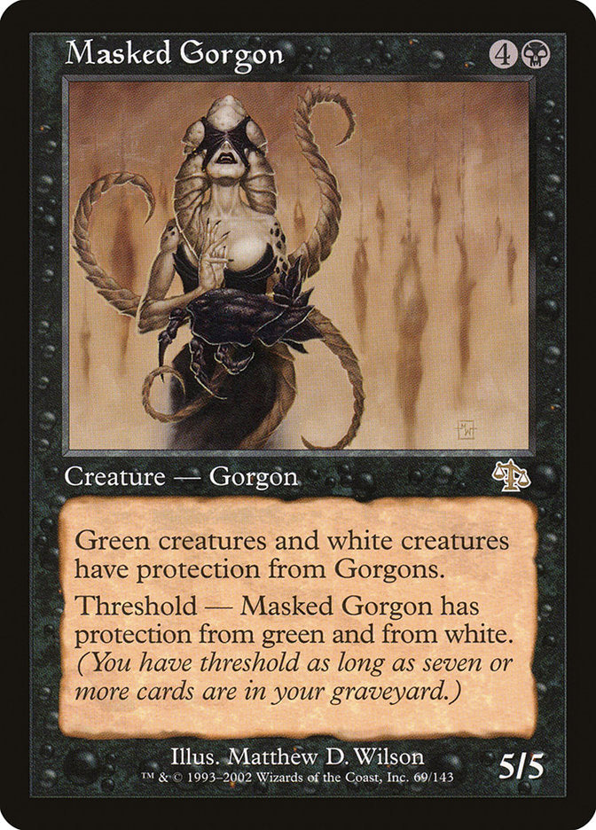 Masked Gorgon [Judgment], MTG Single - Gamers Grove