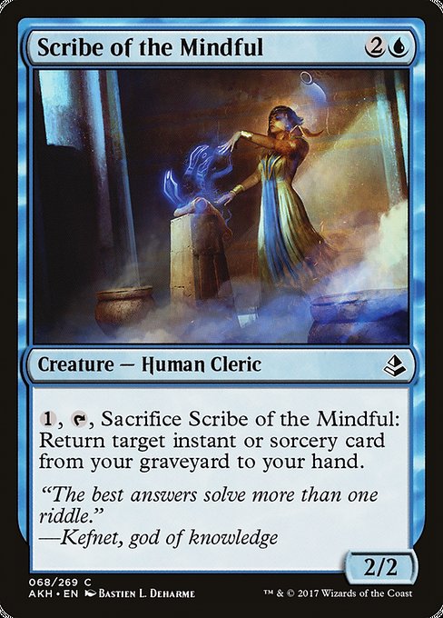 Scribe of the Mindful [Amonkhet], MTG Single - Gamers Grove