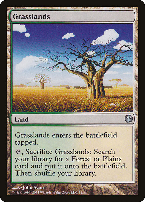 Grasslands [Duel Decks: Knights vs. Dragons], MTG Single - Gamers Grove