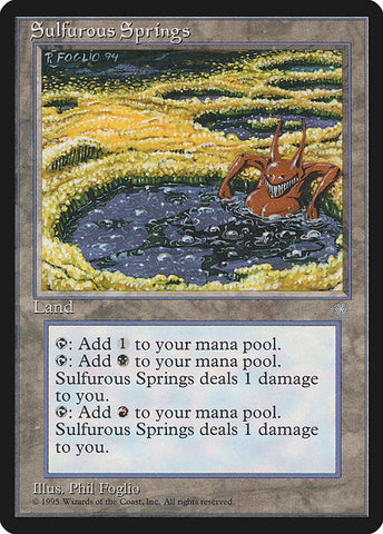 Sulfurous Springs [Ice Age], MTG Single - Gamers Grove