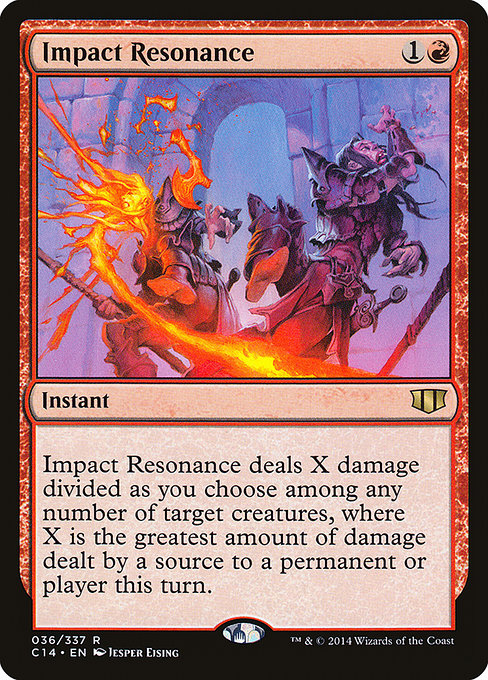 Impact Resonance [Commander 2014], MTG Single - Gamers Grove