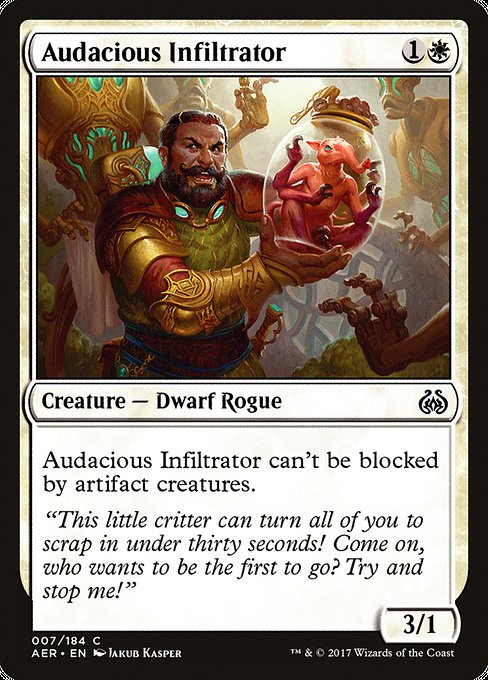 Audacious Infiltrator [Aether Revolt], MTG Single - Gamers Grove