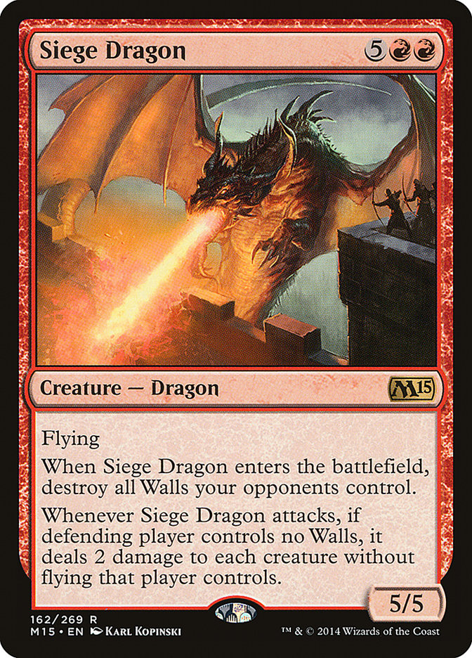 Siege Dragon [Magic 2015], MTG Single - Gamers Grove