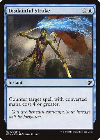 Disdainful Stroke [Khans of Tarkir], MTG Single - Gamers Grove