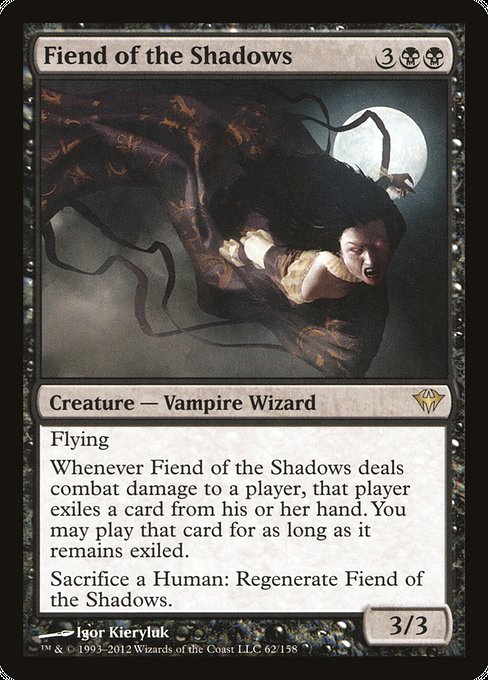 Fiend of the Shadows [Dark Ascension], MTG Single - Gamers Grove