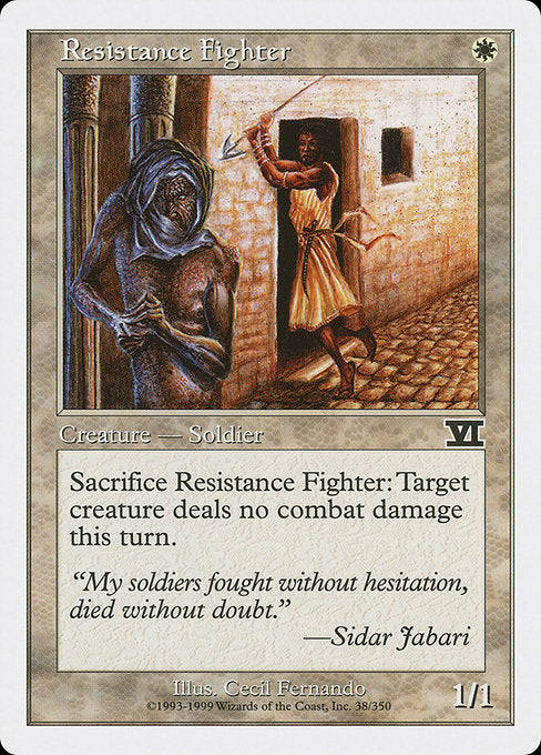 Resistance Fighter [Classic Sixth Edition], MTG Single - Gamers Grove