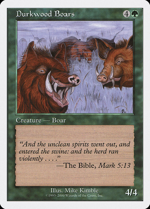 Durkwood Boars [Starter 2000], MTG Single - Gamers Grove