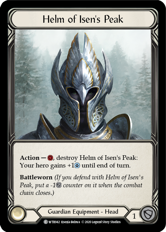 Helm of Isen's Peak [WTR042] Unlimited Edition Normal